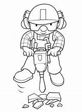 Bob Builder Coloring Pages Baumeister Der Clipart Coloringpages1001 Louise Bobs Burgers Clipground Animated Cartoon Template sketch template