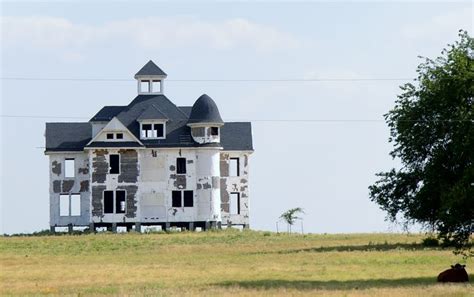 unfinished abandon mansion in texas unfinished and