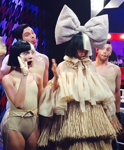Siafurlersource “ “sia And Maddie Ziegler On The Voice Backstage