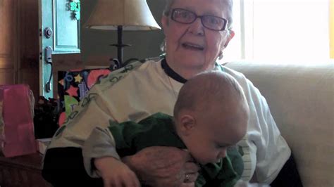 Grandma S 90th Birthday With Her Great Grandson Youtube