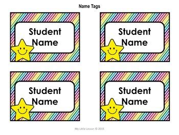 student labels   tags editable    lesson tpt