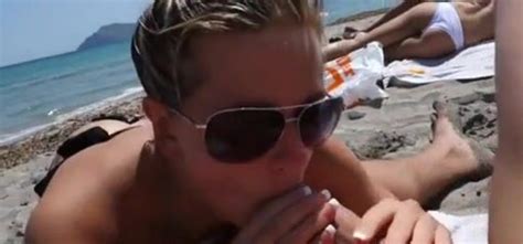Milf Sucking Dick At The Beach Blowjob Porn At Thisvid Tube