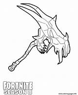 Fortnite Coloring Pages Pickaxe Season Printable sketch template