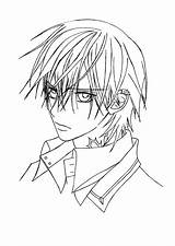 Vampire Kaname Manga Deviantart Colouring Vampires Sketchite sketch template