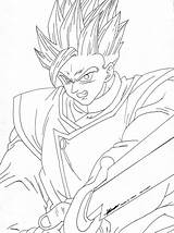 Gohan Coloring Super Saiyan Ssj Pages Son Search Again Bar Case Looking Don Print Use Find sketch template