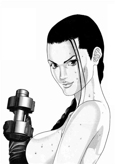 Rule 34 Black Hair Breasts Gantz Gun Oku Hiroya Sakuraoka Sei Weapon