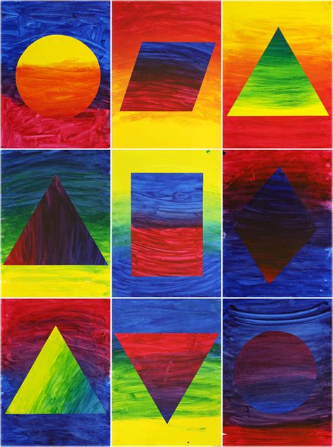 art   hall primary colour gradients ii
