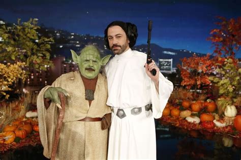 guillermo rodriguez and jimmy kimmel as yoda and princess