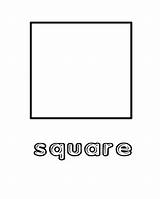 Square Shape Pages Preschool Coloring Worksheets Shapes Printable Colouring Squares Kids Sheets Activities School Worksheet Toddlers Color Sheet Preschoolers Printables sketch template