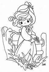 Precious Moments Coloring Pages Easter Girl Color Printable Para Print Book Drawings Dibujos Beautiful Little Kids Sheets Coloringbook4kids Girls Children sketch template