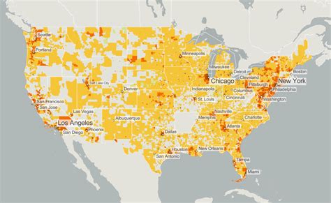 National Broadband Map Shows How Connected Your Community Is Flowingdata