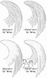 Wings Lineart Huntress Blood sketch template