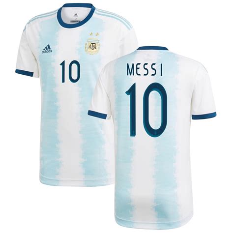 Lionel Messi Argentina National Team Adidas 2019 Home Authentic Player