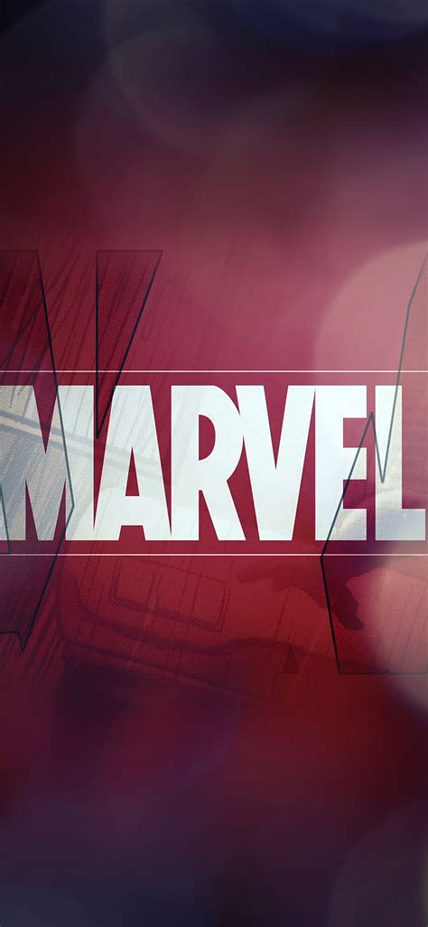 ai marvel logo film art illust minimal bokeh papersco