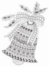 Zentangle Zentangles Bells sketch template