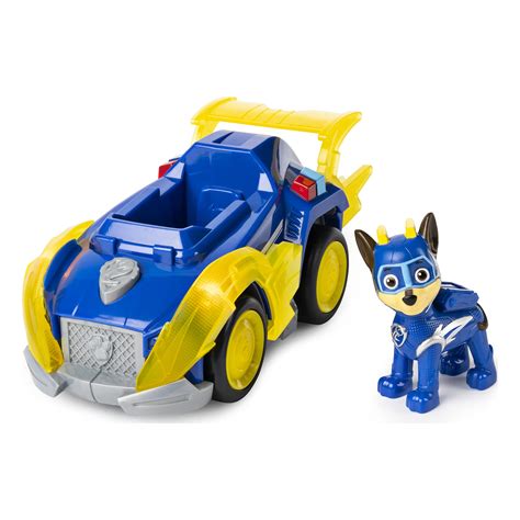 buy paw patrol mighty pups super paws chases deluxe vehicle
