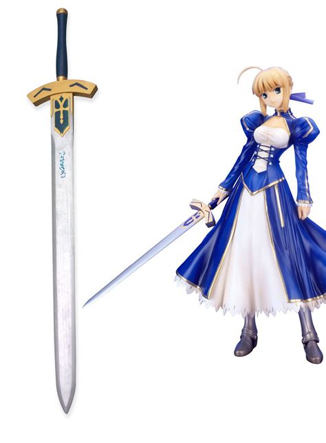 Free Shipping Fate Stay Night Saber Excalibur Cosplay Sword Wooden