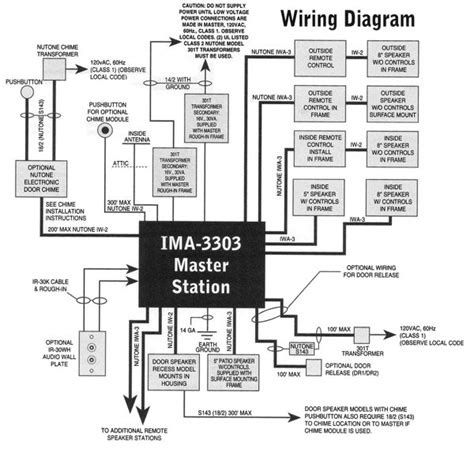 nutone intercom wiring diagram  wiring diagram