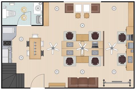 office layout plans solution conceptdrawcom