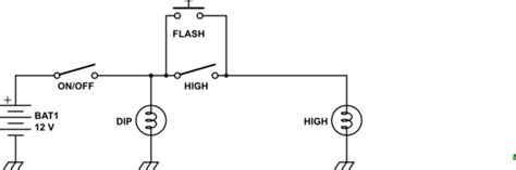 led   dpdt switch work  turn     devices   circuit electrical