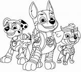 Patrol Pups Chase Marshal sketch template