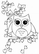 Coloring Owl Pages Printable Unicorn Sheets Kids Animal Farm Cute Girls Owls Colouring Print Printablecolouringpages sketch template