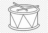 Drum Clipart Coloring Drums Snare Clip Bass Look Transparent sketch template