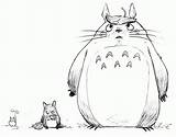 Totoro Neighbor Quotesgram sketch template