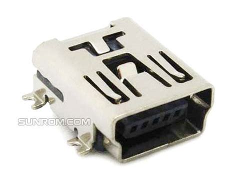 Usb Mini B Smd Connector [4293] Sunrom Electronics