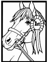 Coloring Pages Horse Print Horses Printable Colouring Head Kids Sheets Ribbon Adult Pony Choose Board Heads sketch template