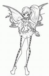 Winx Coloring Pages Club Bloomix Sirenix Musa Season Vinks sketch template