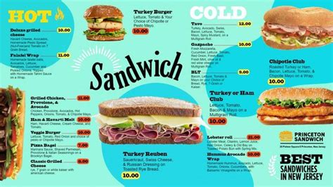 sandwich menu design  dsmenu   sandwich menu sandwiches menu design