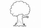 Coloring Pages Tree Trees Fall Printable Kids sketch template