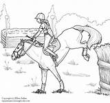 Equestrian Source sketch template