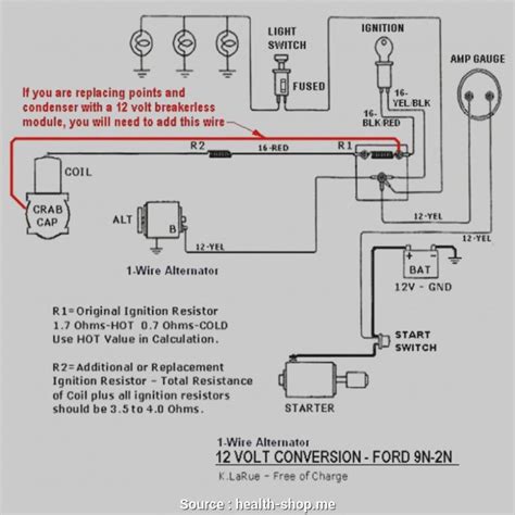 volt conversion wiring diagram   wiring diagram  ford tractor wiring diagram