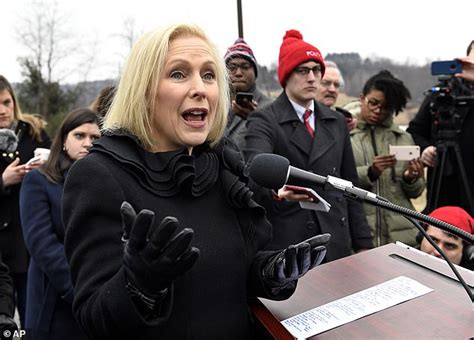 now a 2020 candidate gillibrand builds campaign on gender daily mail online