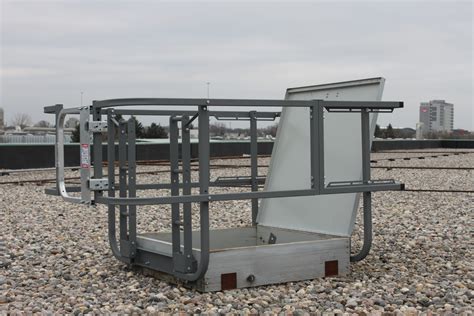 Hatchsafe Roof Hatch Gaurdrail System Full Perimeter Railing Self