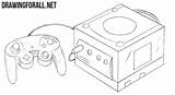 Gamecube Draw Nintendo Drawing Drawingforall Stepan Ayvazyan Electronics Tutorials Posted sketch template