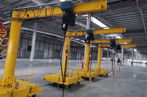 portable jib crane mobile jib crane dongqi crane