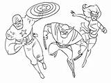 Superhero Superhéroes sketch template