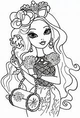 Ever After High Coloring Print Pages Funny Color Kids sketch template