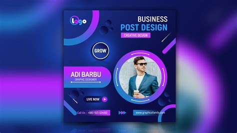 professional business instagram post design psd graphicsfamily