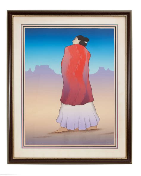 R C Gorman Lithograph Eye Dazzler Witherells Auction