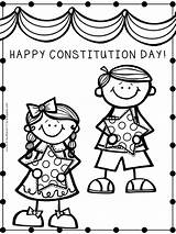 Constitution Pages Coloring Getcolorings sketch template