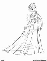 Frozen Elsa Principesse Elza Principessa sketch template