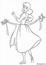 Kleurplaat Assepoester Cinderella Downloaden Vriend Uitprinten sketch template