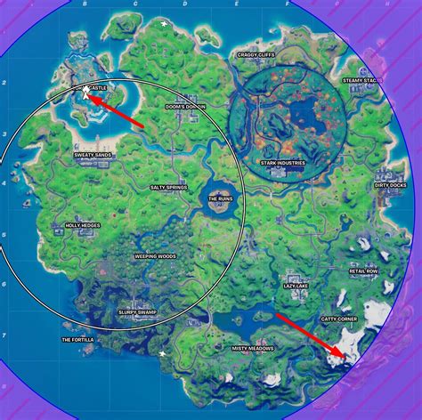 dance   highest point  lowest point   map  fortnite chapter  season