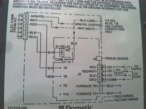 dometic  wire thermostat wiring diagram collection faceitsaloncom