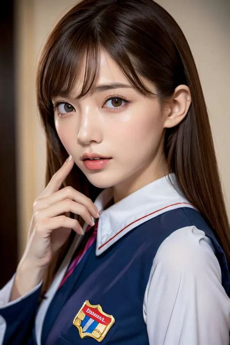 1girl Japanese Gravure Model Cute Beautiful Girl Medium Breasts