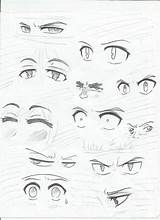 Anime Eyes Eye Male Template Tutorial Pages Sketch Deviantart Coloring sketch template